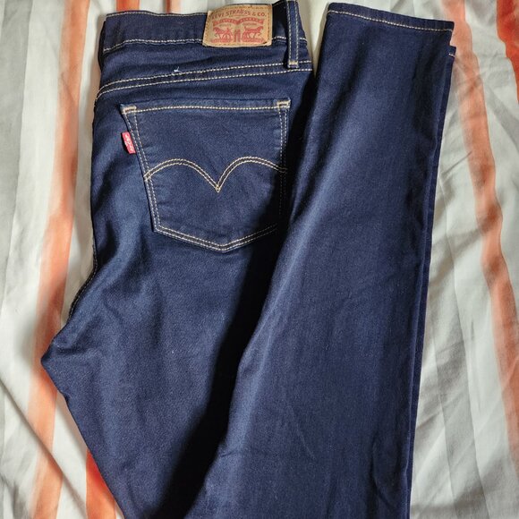 Levi’s 710 Super Skinny Jeans Women’s Size 31 Dark Wash Stretch Denim - Picture 9 of 13